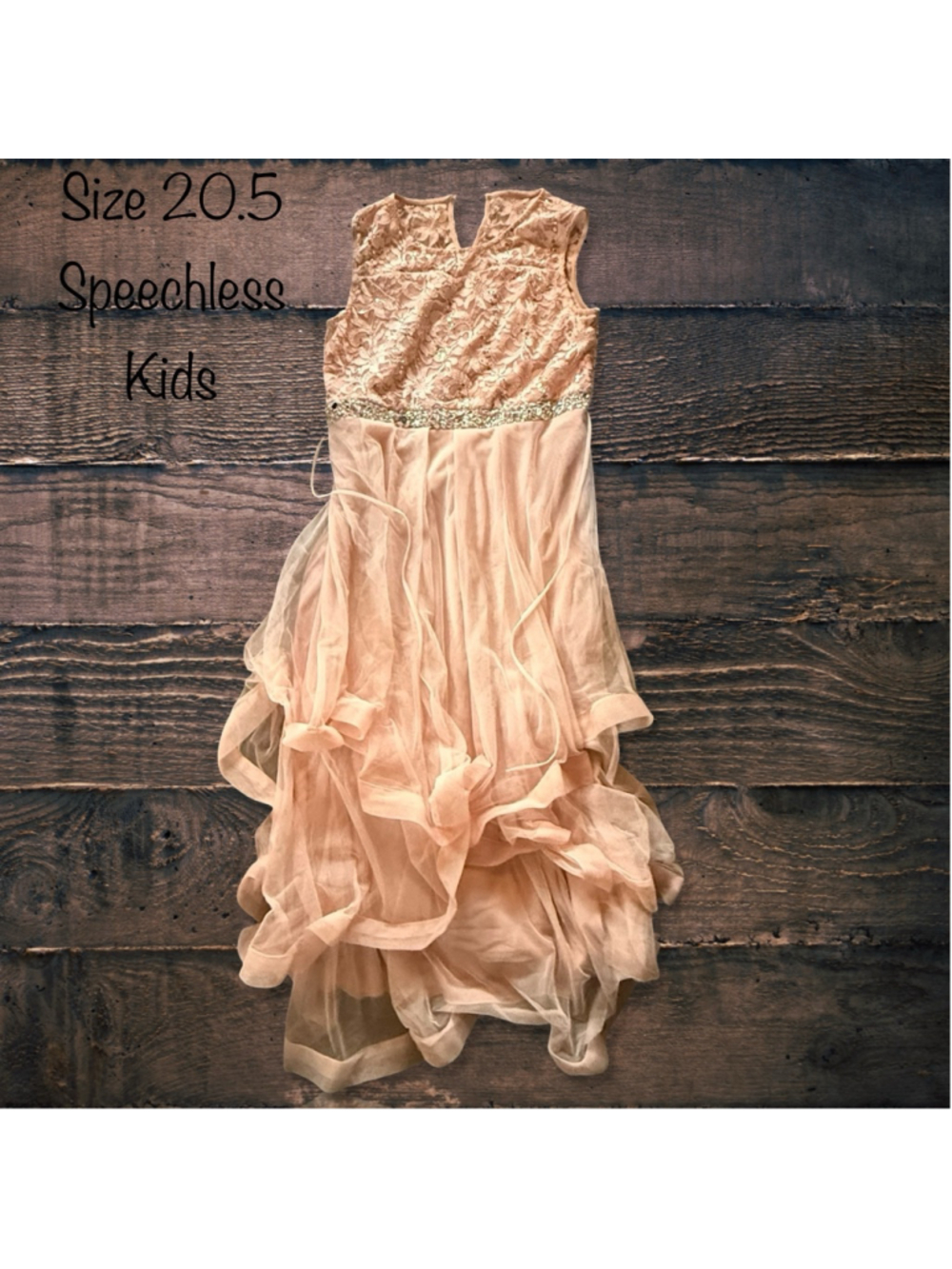 Size 20.5 Speechless Kids Dress